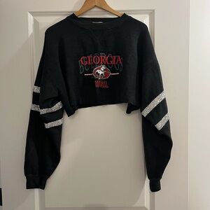 UGA Cropped Sweatshirt